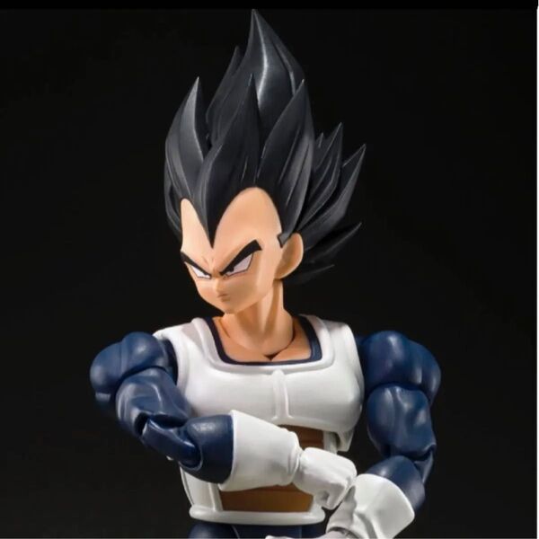 S H Figuarts フィギュアーツ ベジータ旧戦闘服 伝票跡ナシ ドラゴンボールZ - プレミアムバンダイ H