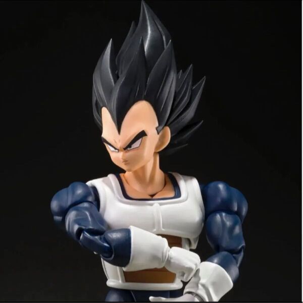 S H Figuarts フィギュアーツ ベジータ旧戦闘服 伝票跡ナシ ドラゴンボールZ - プレミアムバンダイ ベジータ