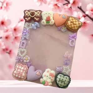 ハンドメイド 硬質トレカケースレジンデコ