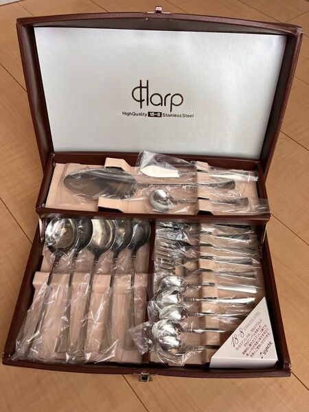 【お値下げ不可】Harp ハープ 18-8 ステンレス カトラリー セット