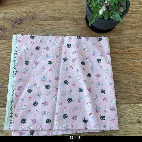 猫柄 ねこ柄 はぎれ ハギレ ハンドメイド 布 生地 カットクロス