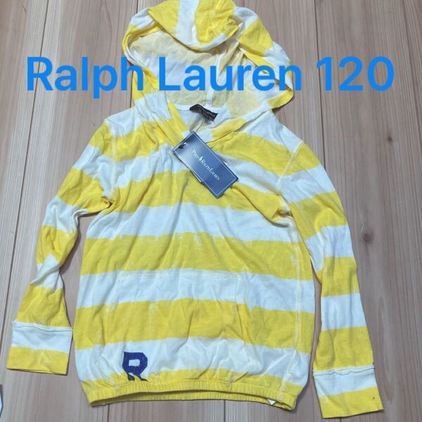新品 タグ付き 未使用 ラルフローレン POLO Ralph Lauren パーカー プルオーバー 120 キッズ