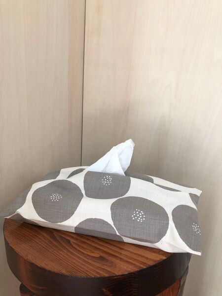 ティッシュボックスカバー ティッシュケース 花 シンプル 北欧 箱ティッシュ あんぱん柄 トモタケ muddy works