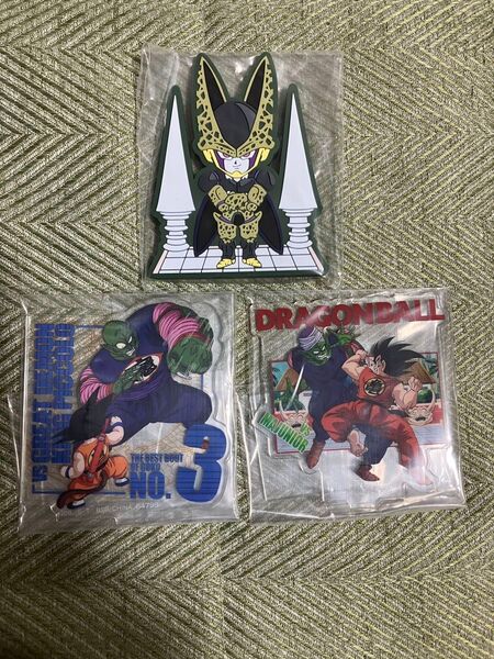 一番くじ ドラゴンボール F賞 ラバーコレクション スタンド H賞 アクリルスタンド2種