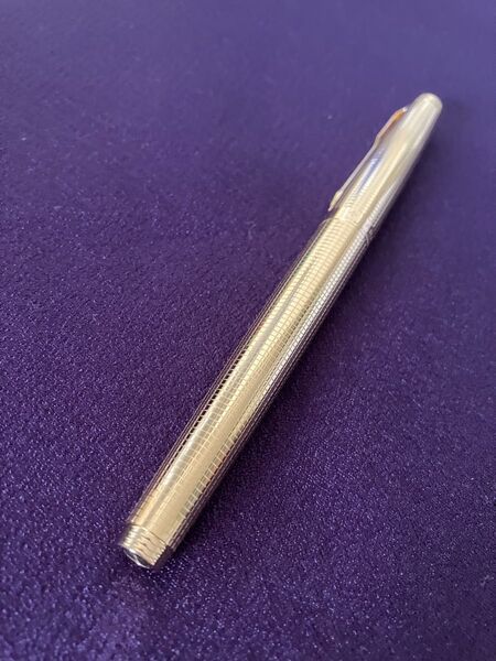 【美品】Parker パーカー 万年筆 ゴールド 14K CAPS&BABEL 送料無料
