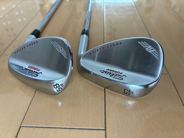 観覧いただきありがとうございます。 タイトリスト ボーケイデザインウェッジ FORGED 52°と58°