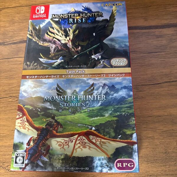【Switch】 モンスターハンターライズ モンスターハンターストーリーズ2 ツインパック