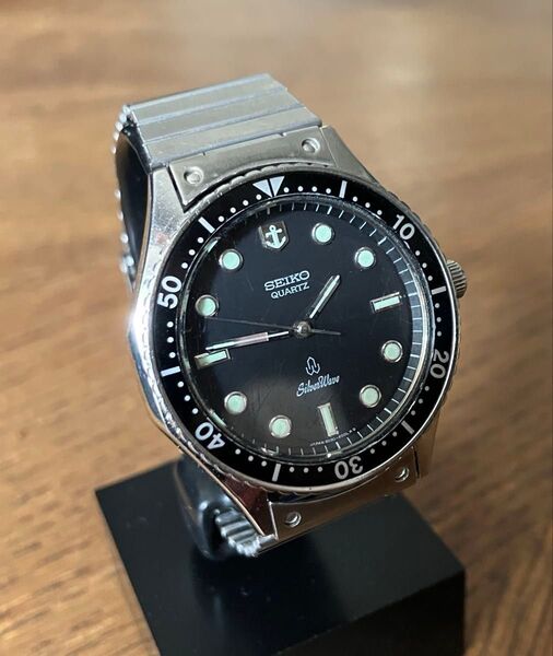 【稼働品】セイコー シルバーウェーブ 6030-6000 クォーツ ダイバータイプ