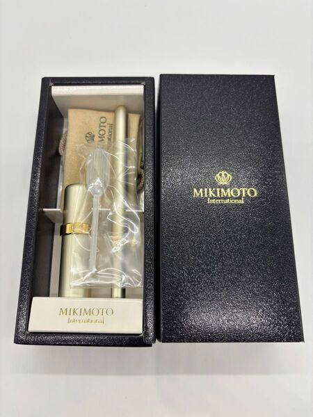 ミキモト リップブラシ リボン アトマイザー 紅筆 真珠 パール MIKIMOTO