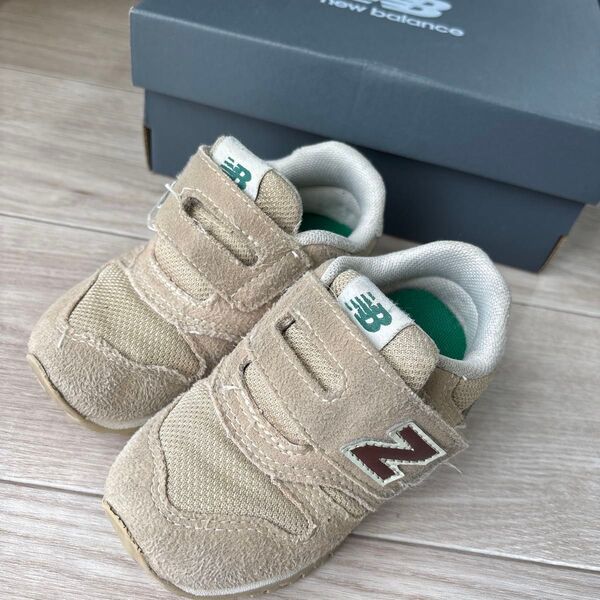 New Balance373 キッズ スニーカー14cm ベージュ ニューバランス