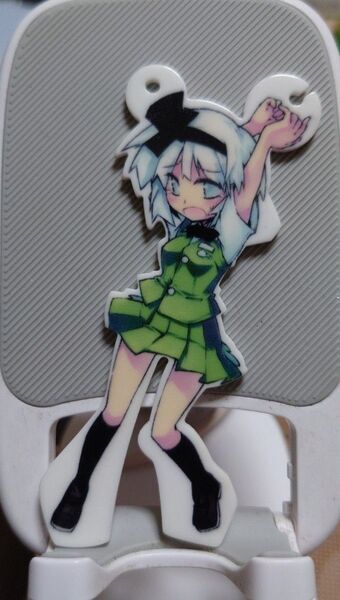 東方Project 魂魄妖夢 コード巻取りホルダー アクリルキーホルダー アクキー アクリルスタンド アクスタ
