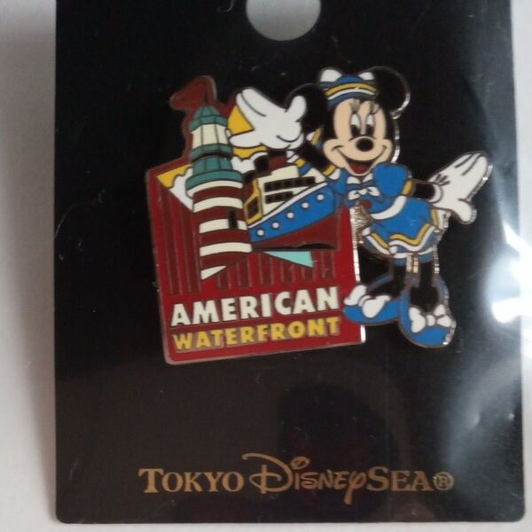 ディズニーシー ミニーマウス ピンバッジ
