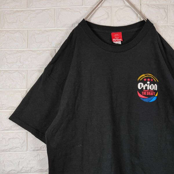 オキナワマーケット オリオンビール Tシャツ 半袖 ブラック XL