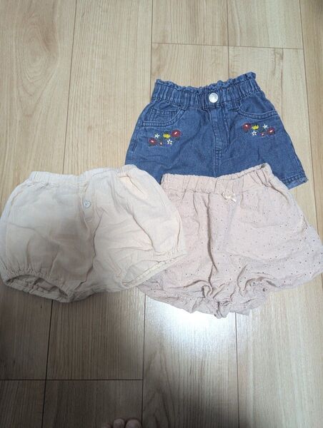 女の子 ショートパンツ デニム 子供服 まとめ売り 夏服 保育園