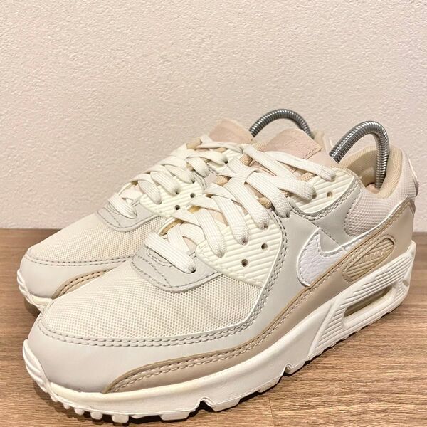 NIKE WMNS AIR MAX 90 ナイキ エア マックス 90 ベージュ レディース ローカットスニーカー 23.5cm