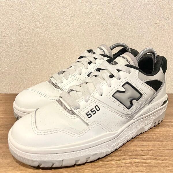 New Balance ニューバランス BB550NCL WHITE ホワイト グレー レディース ローカットスニーカー