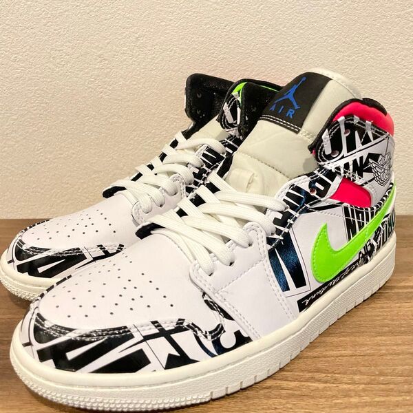 NIKE AIR JORDAN 1 MID ALL OVER LOGOS ナイキ エア ジョーダン ワン ミッド オール オーバー