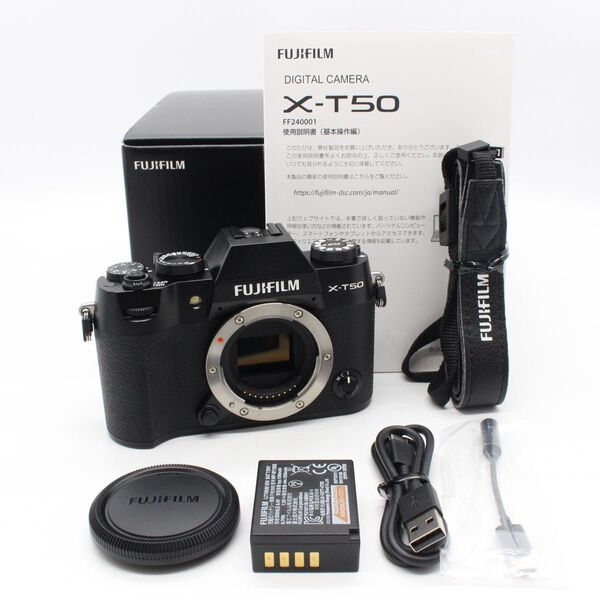 FUJIFILM X-T50 ボディ ブラック ショット数1010回
