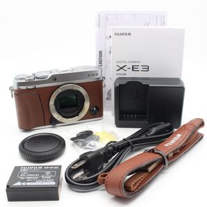 ★美品★FUJIFILM X-E3 ブラウン ボディ