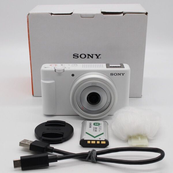 ★美品★SONY VLOGCAM ZV-1F ホワイト