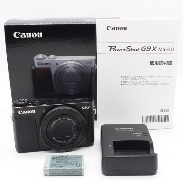 ★美品★Canon PowerShot G9X Mark II ブラック