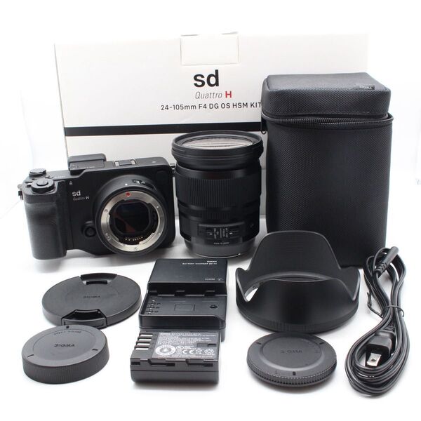 ★美品★SIGMA sd Quattro H & Art 24-105mm F4 DG OS HSM レンズキット