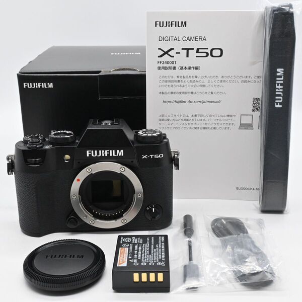 ★美品★FUJIFILM X-T50 ボディ ブラック ショット数 2134回