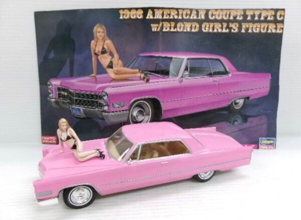 ハセガワ 1/24 アメリカン クーペ タイプ C1966 フィギュア 完成品