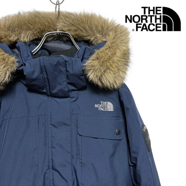 THE NORTH FACE ノースフェイス ダウンジャケット マクマード GORE-TEX ネイビー レディースS
