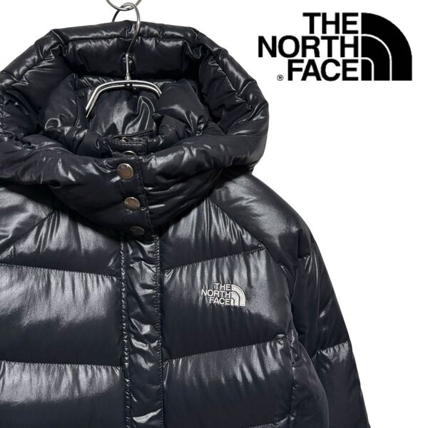 THE NORTH FACE ノースフェイス ダウンジャケット フーディー 550フィル レディースS相当 US規格
