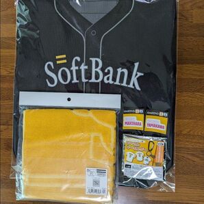 ソフトバンクホークス トートバック ラリータオル キーホルダー フェイスシールセット