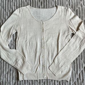 無印良品 フレンチリネン カーディガン
