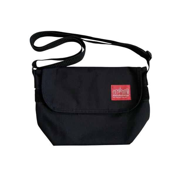 ManhattanPortage マンハッタンポーテージ ショルダーバッグ マジックテープ 黒
