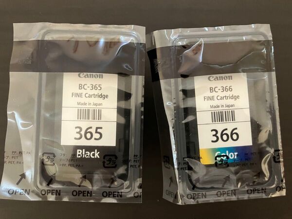 新品 純正インク BC-365 BC-366 キャノン pmo