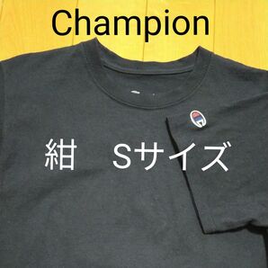 Champion 半袖Tシャツ Sサイズ 紺 s レディース キッズ
