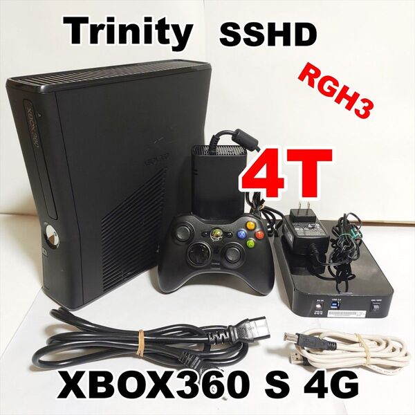 Xbox 360 S RGH 4TB SSHD Trinity