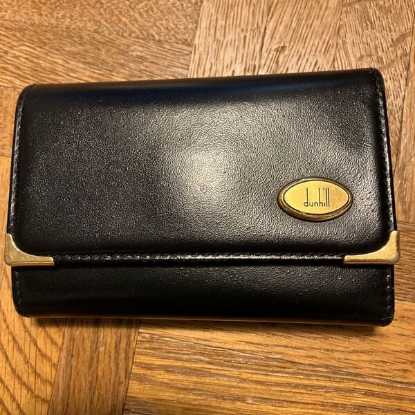 dunhill キーケース ブラック レザー