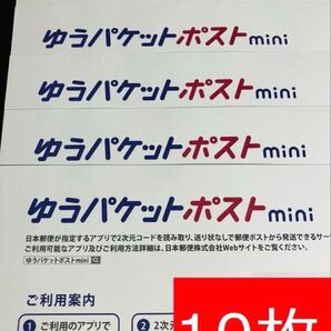 ゆうパケットポストmini封筒10枚