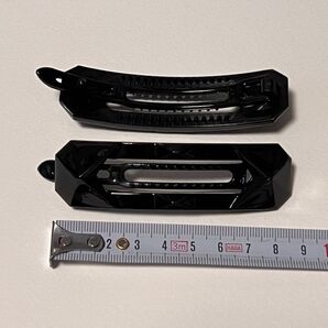 ◆未使用◆髪留め バレッタ 2個セット 黒◆A-3189