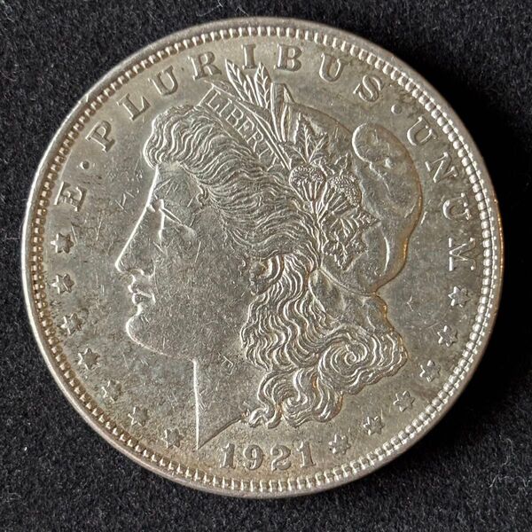 【本物保証】 ★モルガン・ダラー★ 1921年 アメリカ合衆国 1ドル銀貨