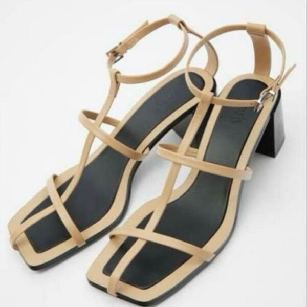 ZARA ストラップサンダル 38