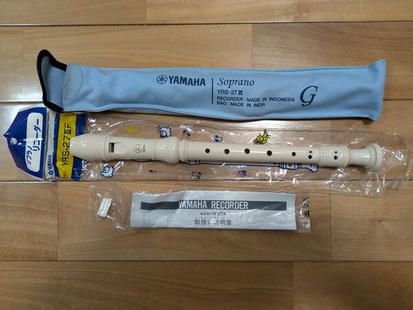 YAMAHA ソプラノリコーダー YRS-27Ⅲ リコーダーケース付き 未使用品