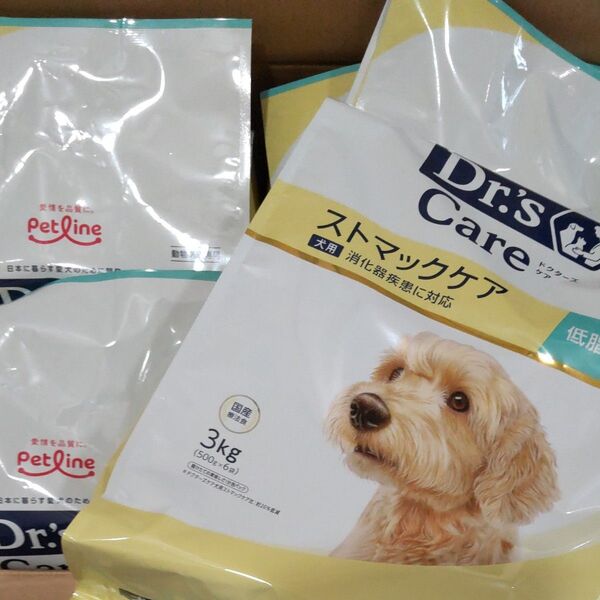 ドクターズケア犬用 ストマックケア低脂肪 3キロ×4袋
