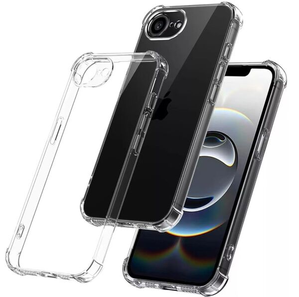iPhone16e クリア TPU ショック軽減 ケース カバー 16e 透明