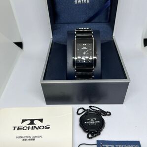 TECHNOS Swiss 腕時計 TEM500TB セラミック ブラック 未使用