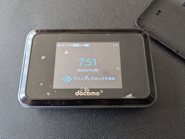 HW-01H W-ifi Station 本体+純正バッテリHW08 モバイルルーター LTE