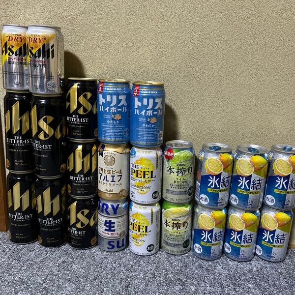 ビール チューハイ ハイボールなど23本
