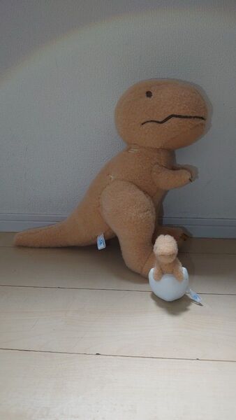 ティラノサウルス ぬいぐるみ 2個セット 約40cmとたまごのから付き赤ちゃん ジュラシックワールド