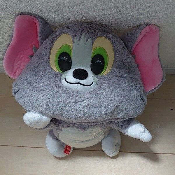 トムとジェリー/Tom and Jerry 寝そべり トム BIGぬいぐるみ 約40cm