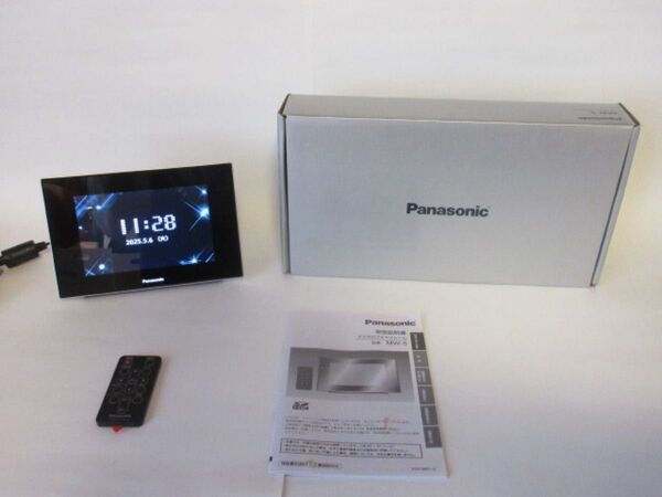 Panasonic デジタルフォトフレーム MW-5ブラック リモコン付き 7型画面 エコナビ搭載 パナソニック 薄さ10.3mm